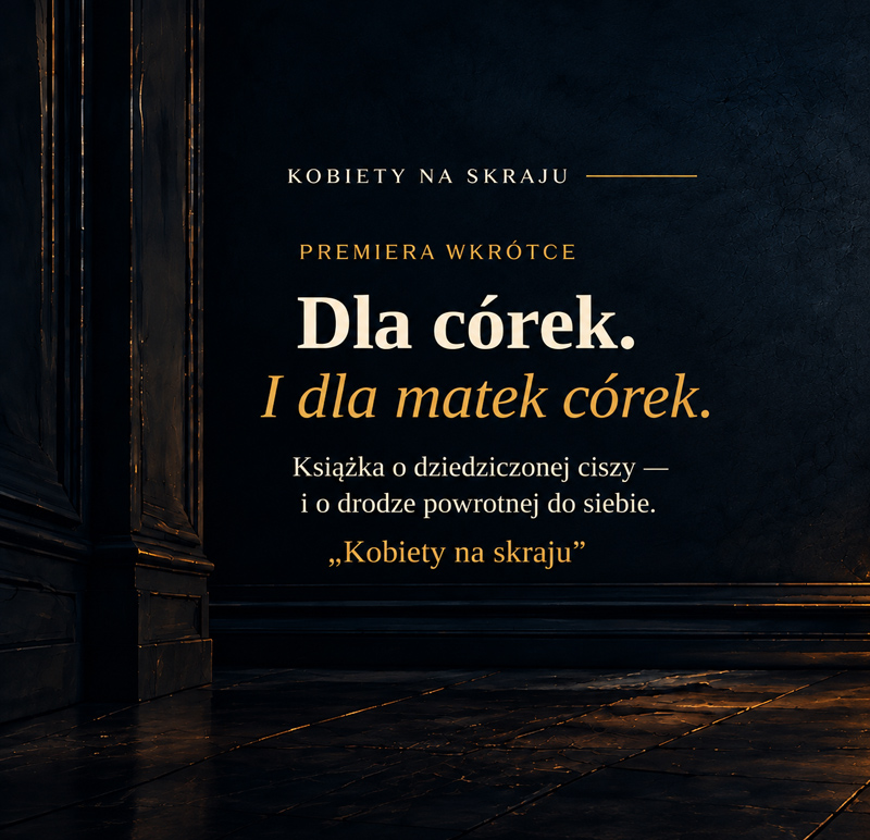 Grafika promująca książkę „Kobiety na skraju” – premiera wkrótce